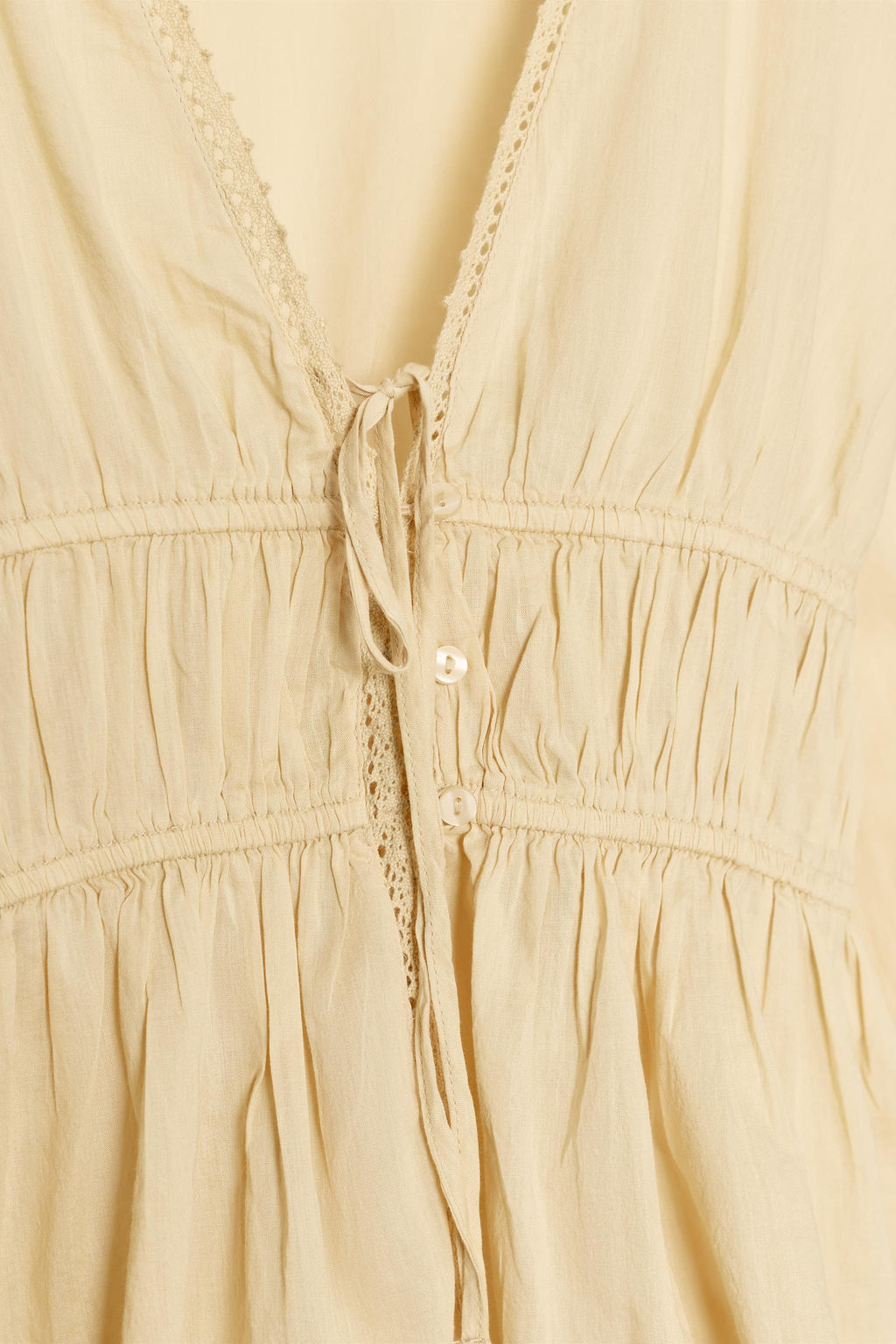 EMBROIDERED GAUZE SHIRT - Zara фото 12