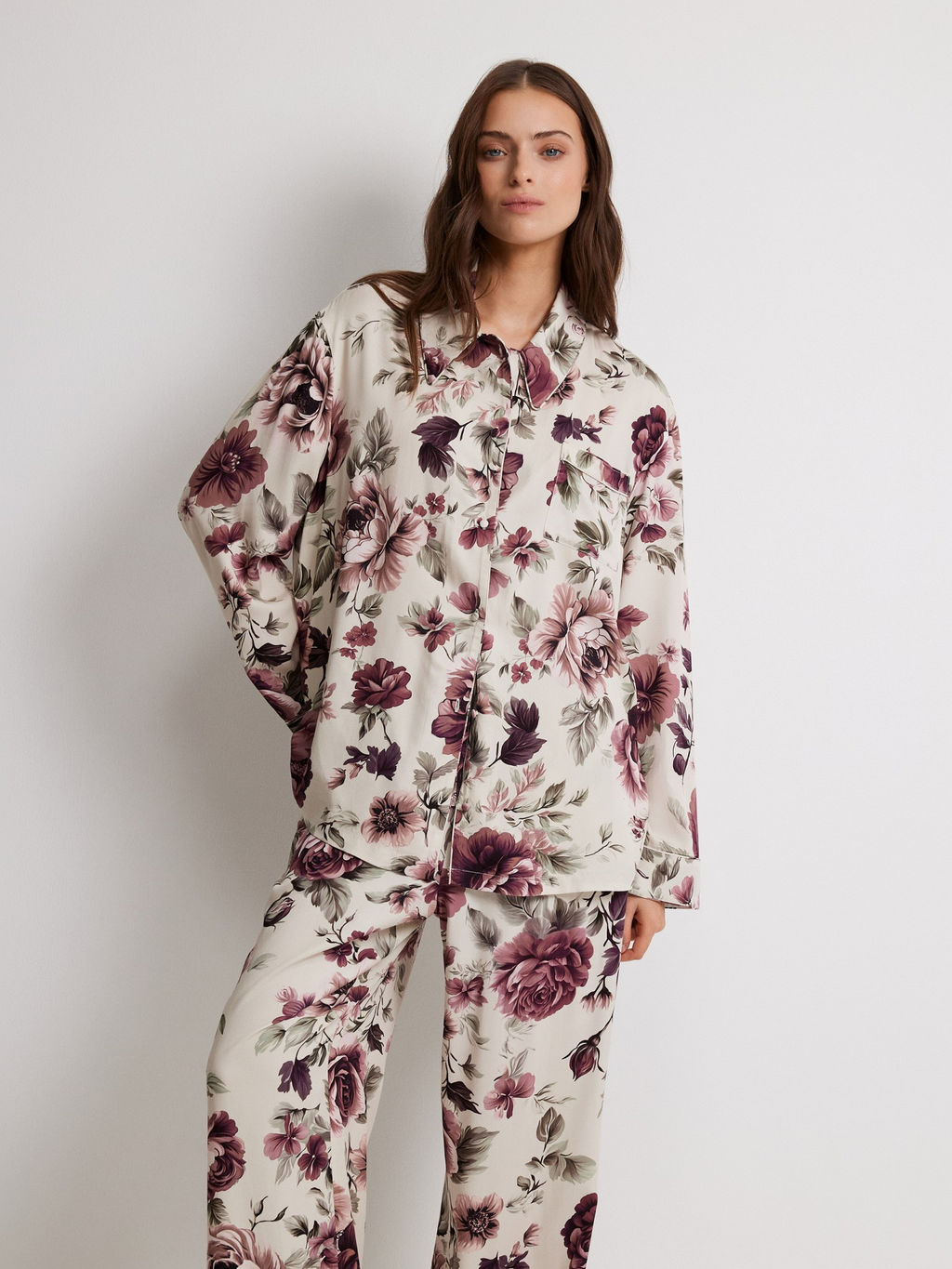 Infinity / Женская домашняя блуза с цветочным принтом Milena - Infinity Lingerie фото 5