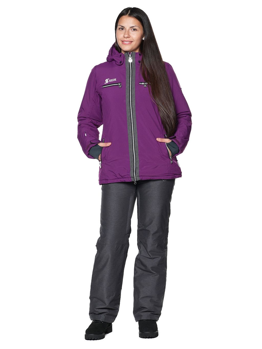 Костюм B-8858 Винный