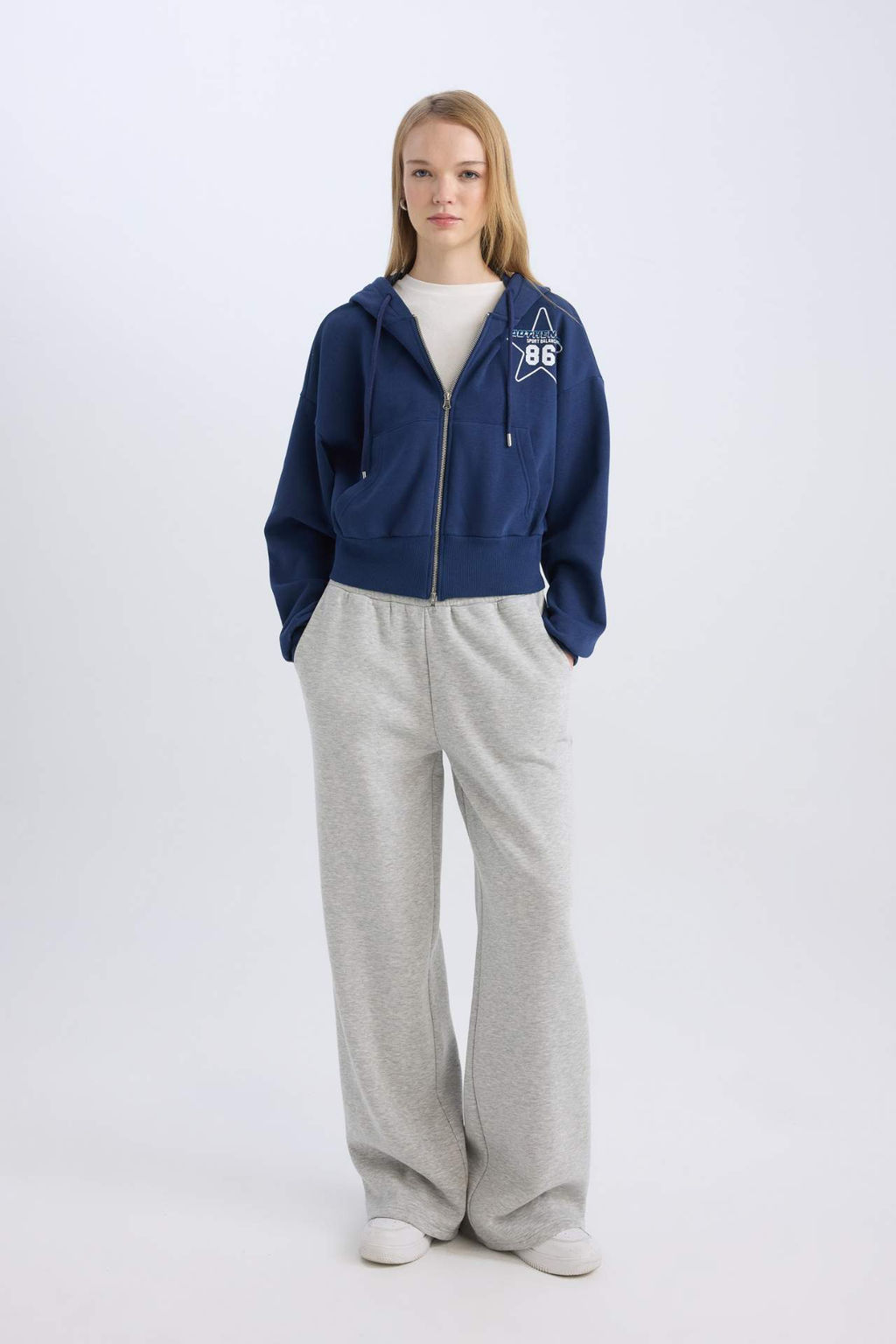 Coool Wide Leg Genis Bol Paca Esofman Alt? Beli Lastikli Bagc?kl? Cepli Basic Duz - Defacto фото 6