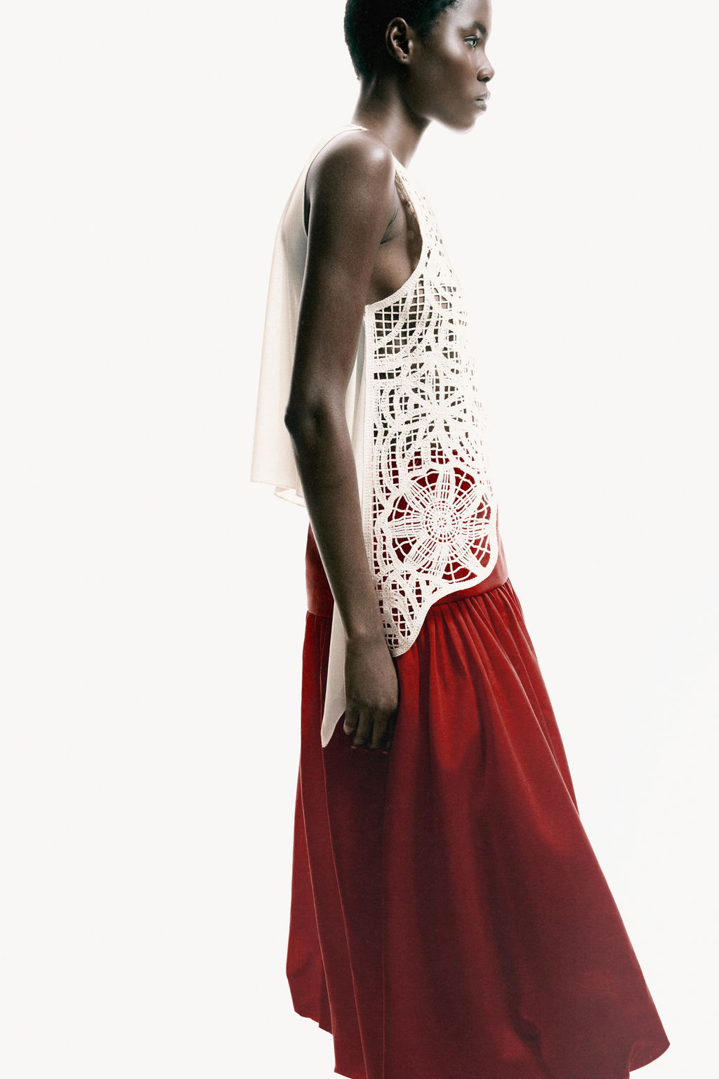 Top asim?trico efecto crochet - H&m фото 2