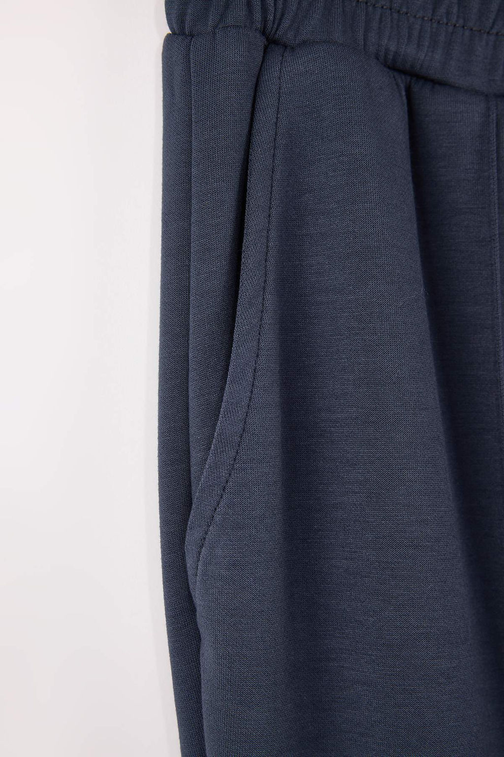 Indigo Regular/Normal Kesim Nervur Dikisli Yumusak Dokulu Esofman Alt? TMNSS26EA00001 - Trendyolmilla фото 2