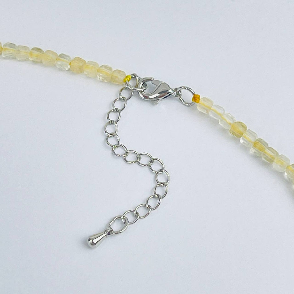 Колье из лиммонного Кварца