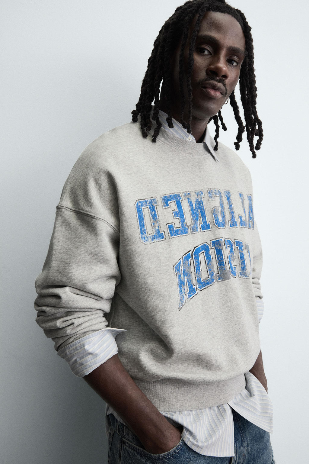 VARISTY PRINT CREWNECK SWEATSHIRT - Zara фото 6