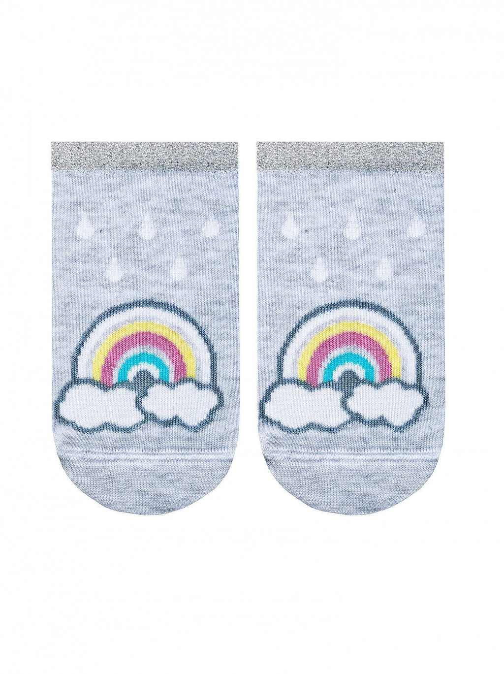 Цена за 2 пары Conte-kids ACTIVE (ультракороткие) св.серый