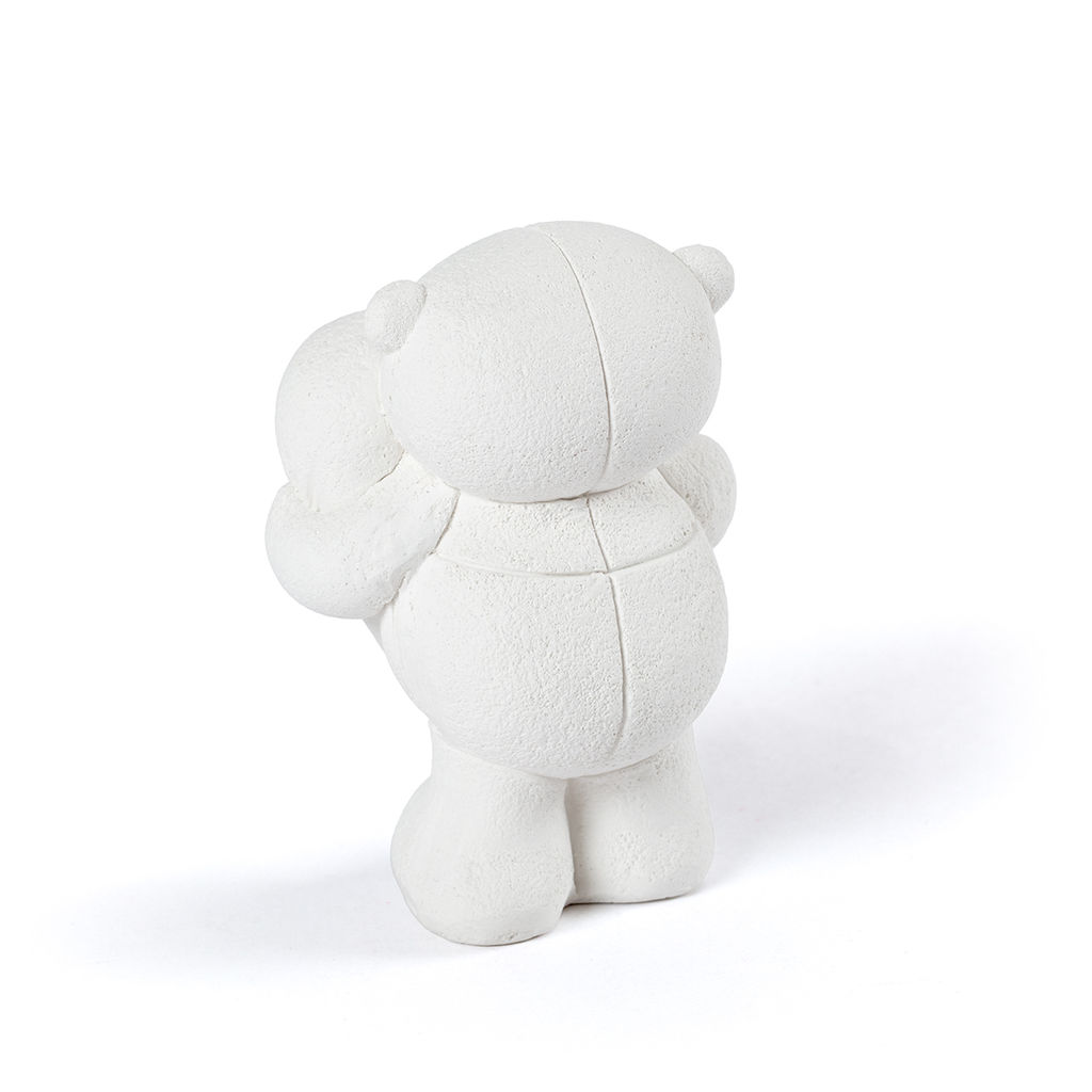 Заготовка для декорирования Love2art ТА-06 Фигурка гипс 3 х 6 х 10 см 1 шт 01 Мишка с сердцем  фото 3