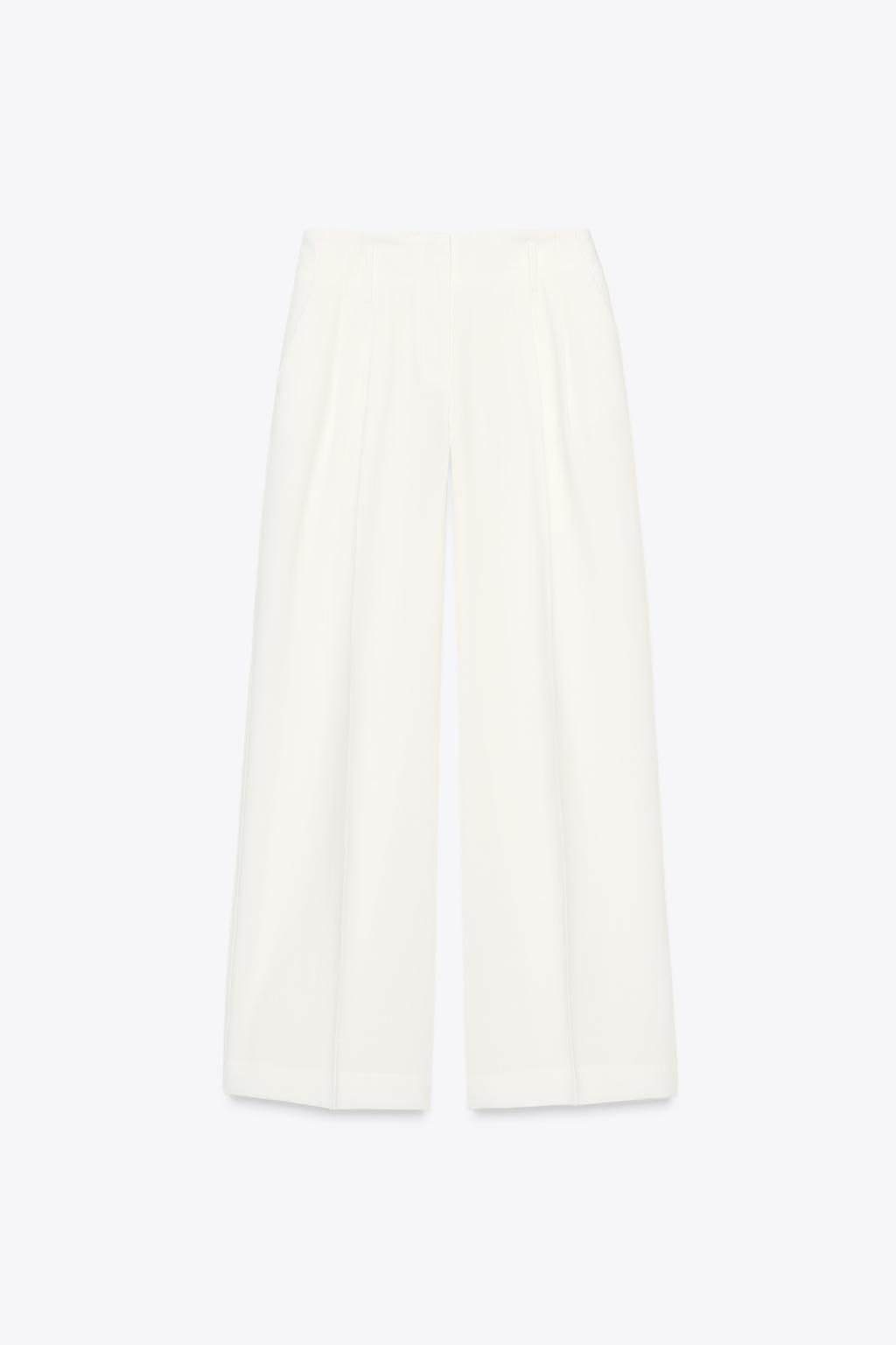 WIDE-LEG TROUSERS WITH DARTS - Zara фото 4