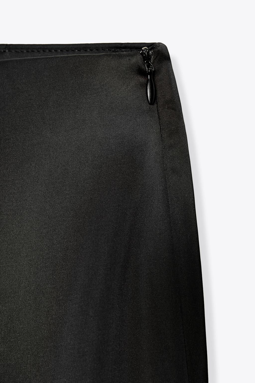 HIGH-WAIST SATIN TROUSERS - Zara фото 12