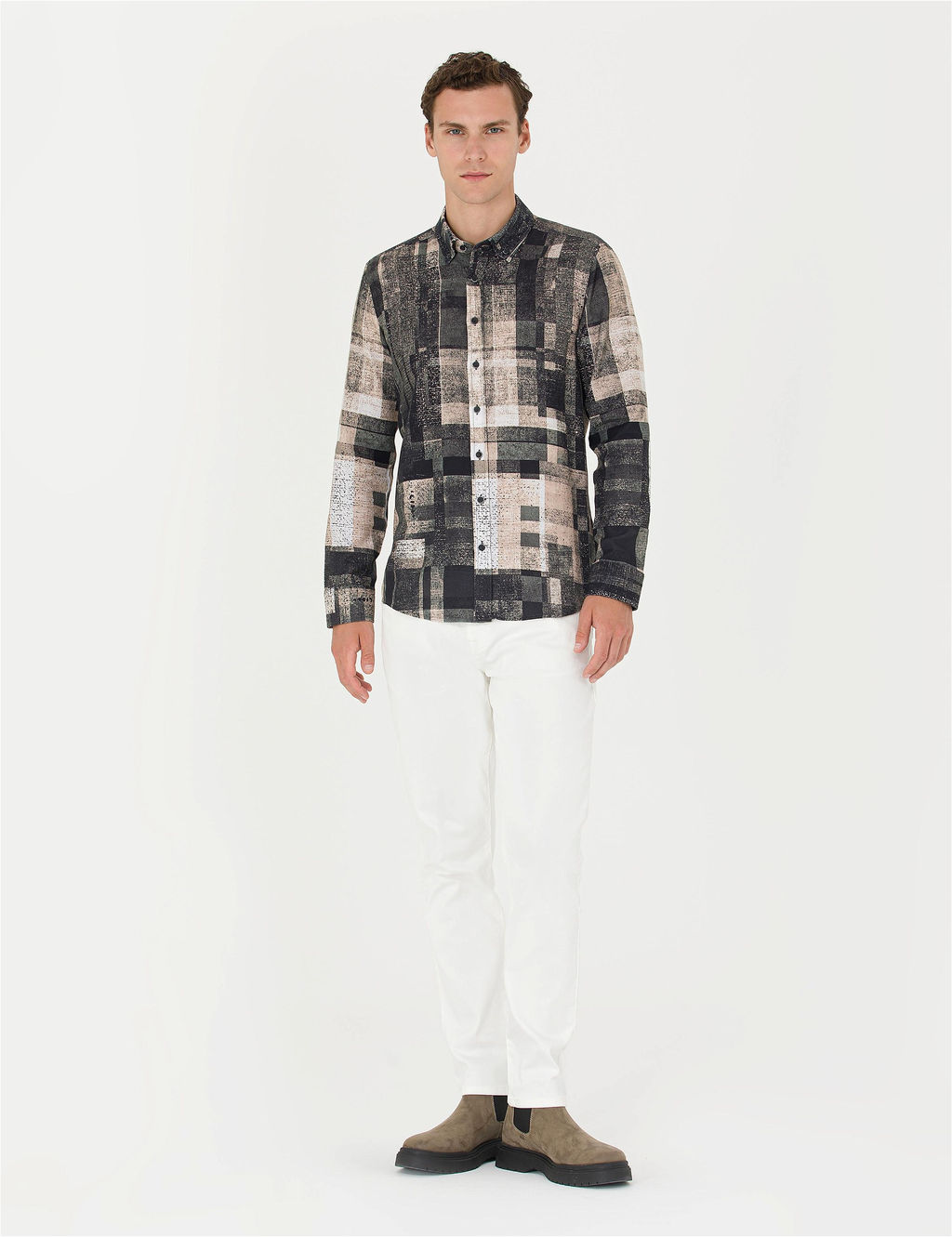 Siyah Slim Fit Uzun Kollu G_mlek - Pierre cardin фото 4
