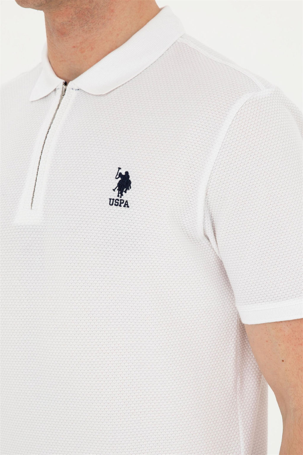 Мужская белая футболка Неожиданная скидка в корзине - U.s. polo assn фото 7