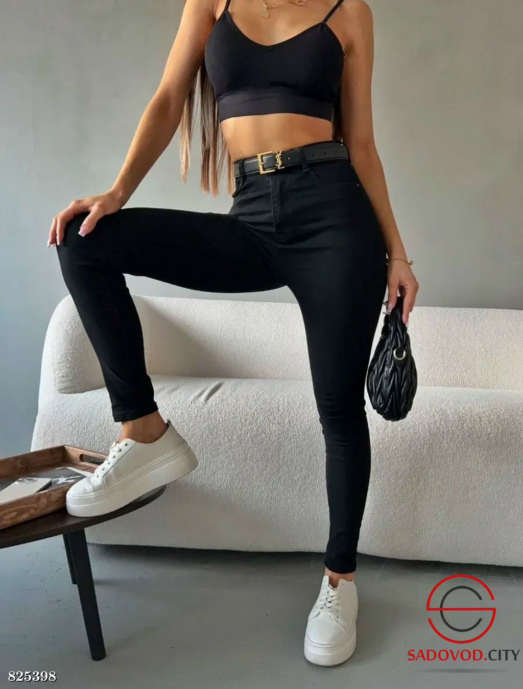 Джинсы женские с высокой посадкой