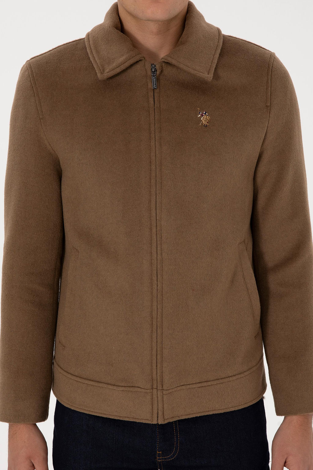 Erkek Camel Ka_e Mont - U.s. polo assn фото 6