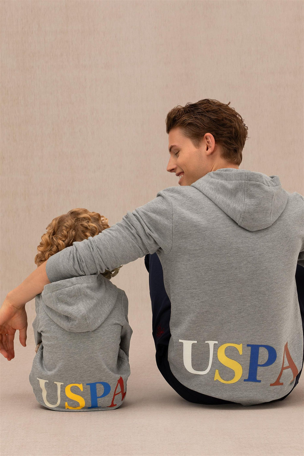 Мужской серый меланжевый свитшот - U.s. polo assn фото 8