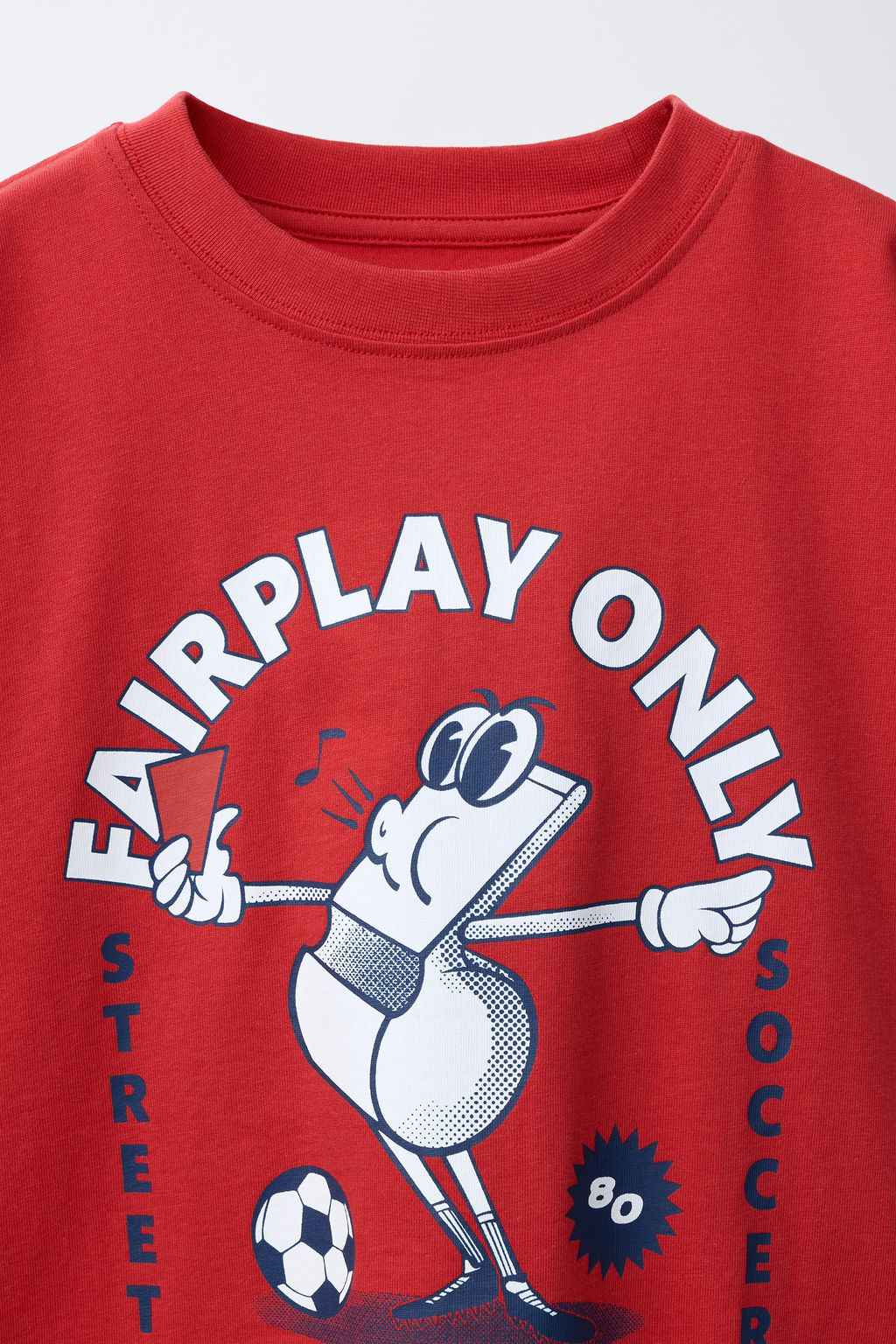 CAMISETA ESTAMPADO VARSITY / Rojo - Zara фото 3