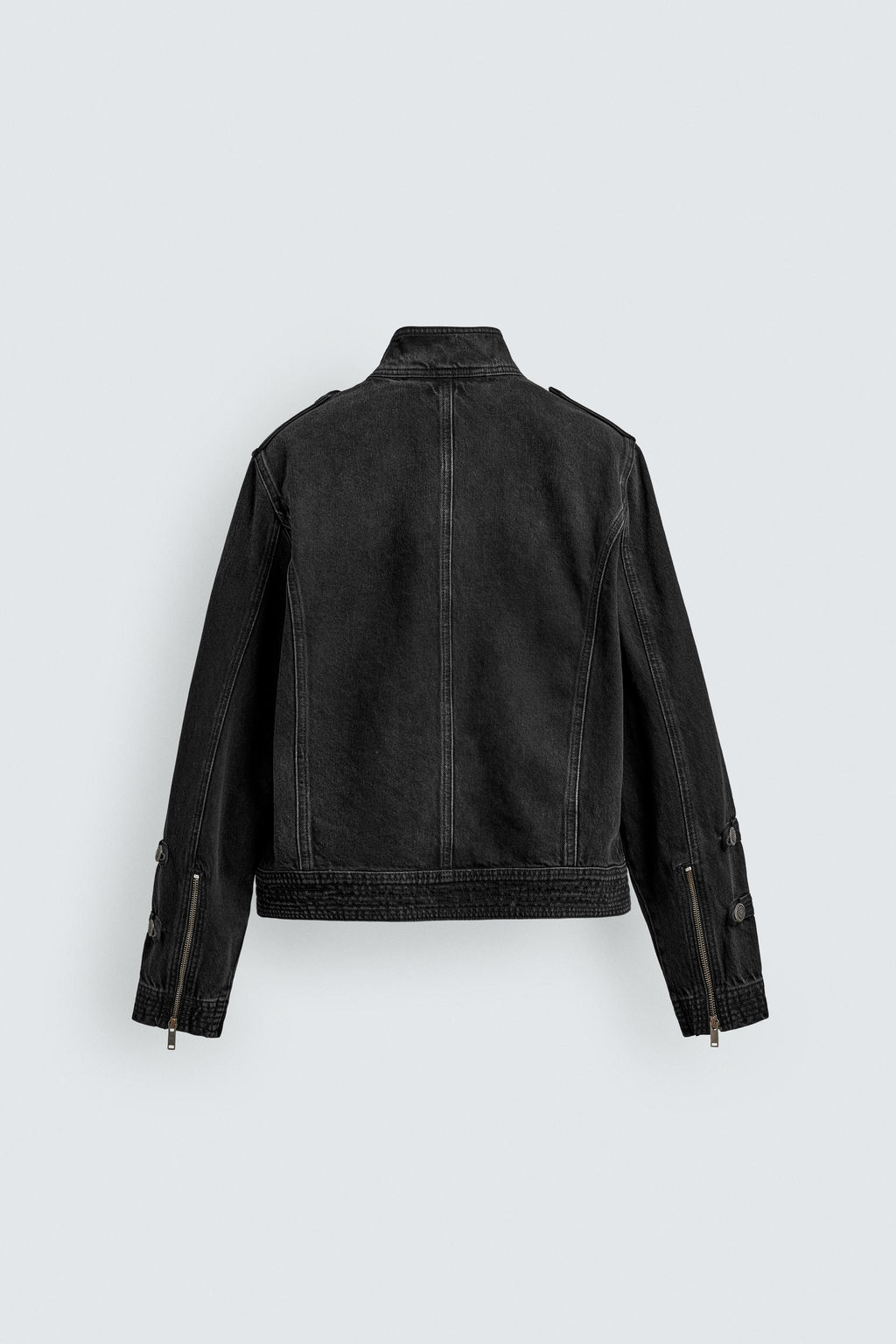 CHAQUETA DENIM ALAMARES BOTONES / Carb?n - Zara фото 11