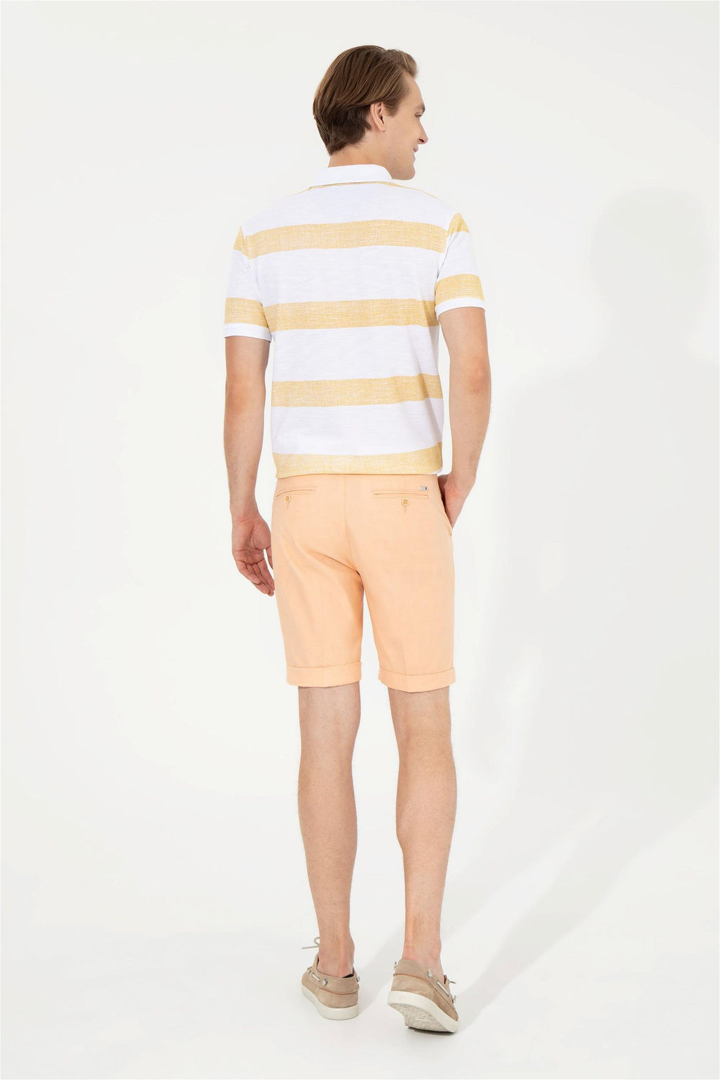 U. S. Polo Assn Мужские оранжевые тканые шорты - U.s. polo assn фото 11