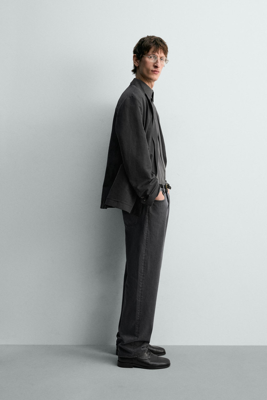 JEANS STRAIGHT FIT LIMITED EDITION / Azul / Gris - Zara фото 4