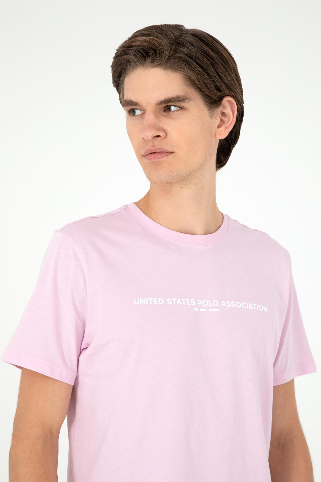 Мужская розовая футболка - U.s. polo assn фото 2