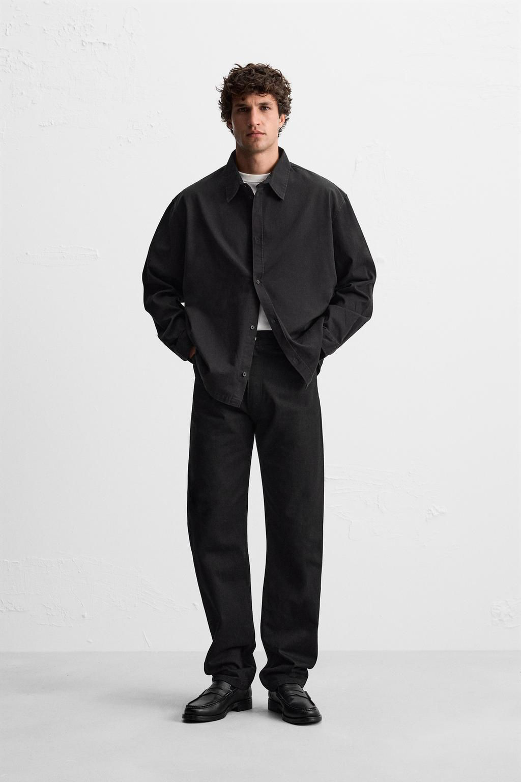 WASHED RELAXED FIT SHIRT - Zara фото 18