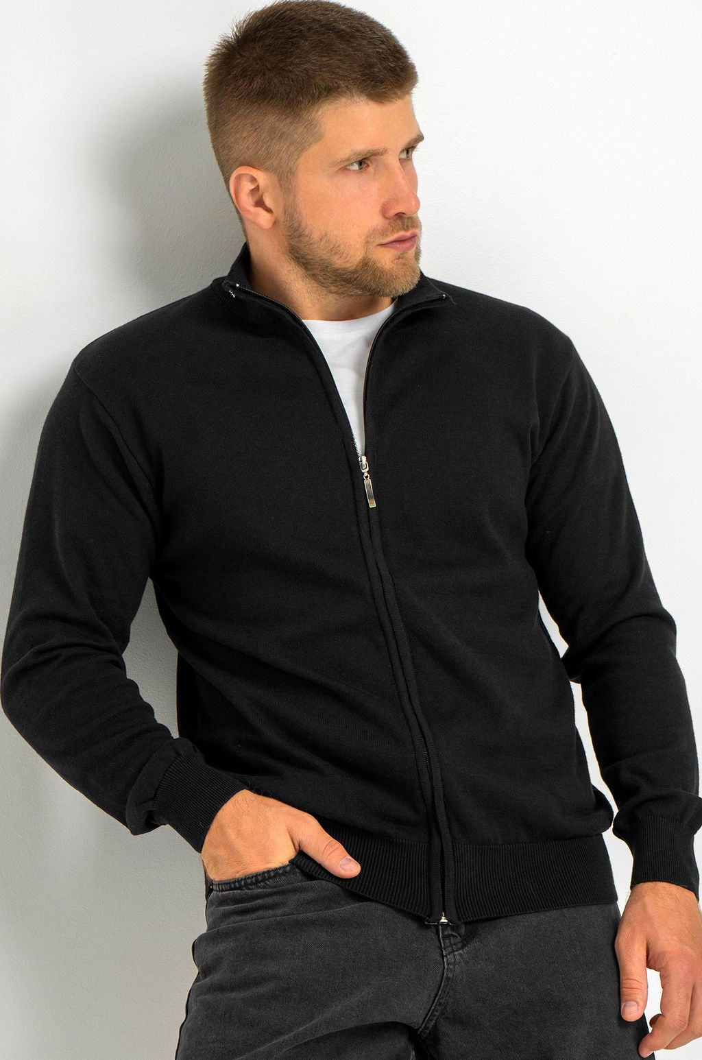 Мужской джемпер на молнии Happyfox - Happy fox фото 9