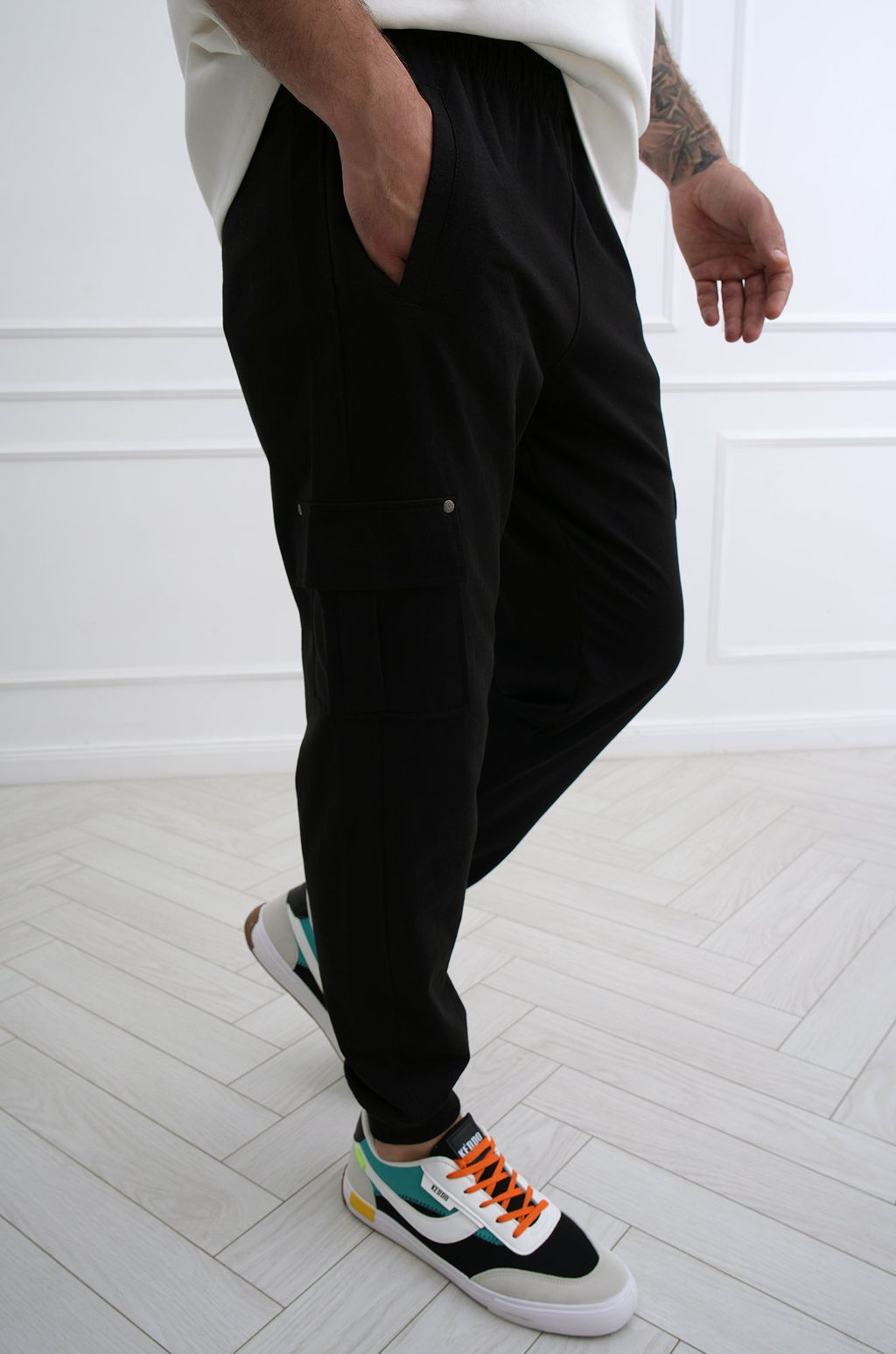 Мужские брюки из футера двухнитки Happyfox