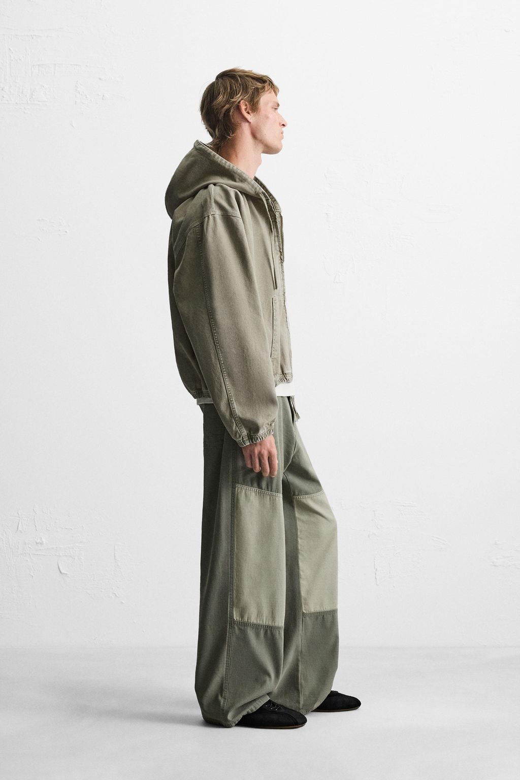 WASHED HOODED JACKET - Zara фото 4