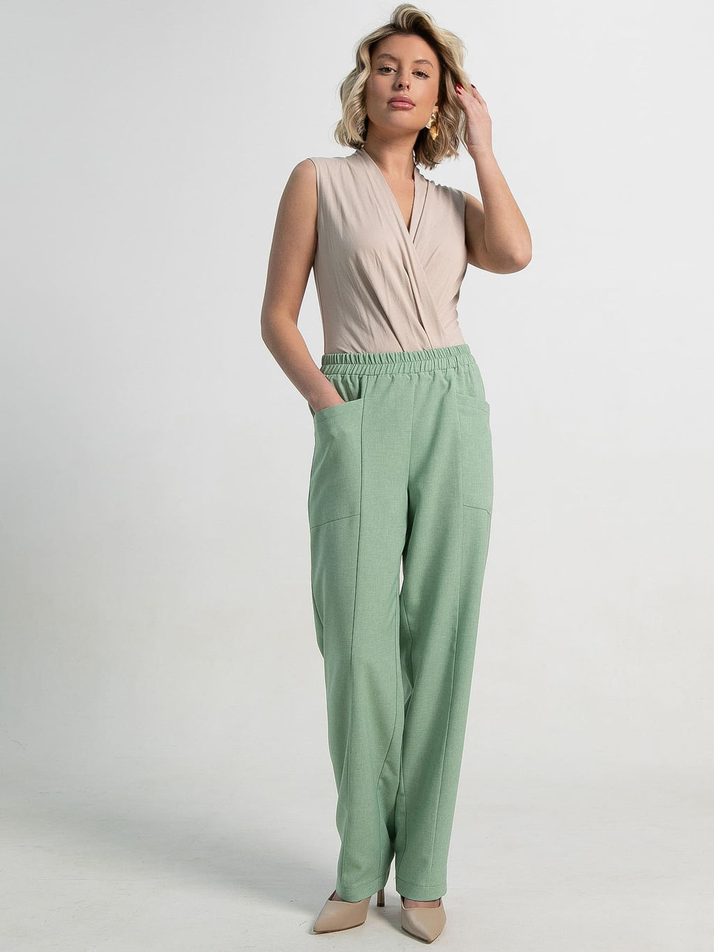 Брюки Кения (фисташка) Б15257-19М