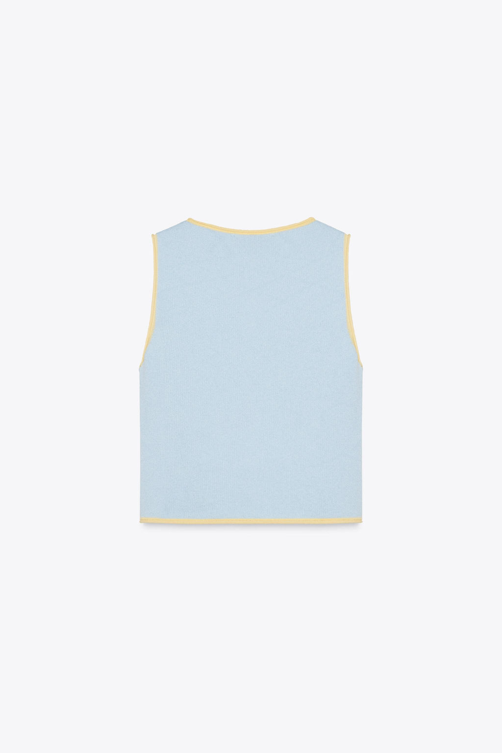 KNIT TOP WITH CONTRAST TRIMS - Zara фото 11