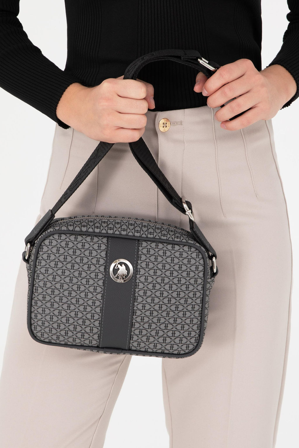 Женская серая сумка - U.s. polo assn фото 2