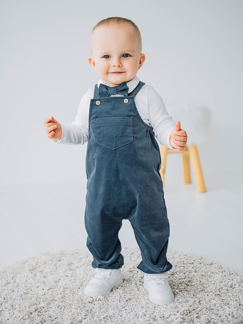 Рубашка с воротником поло "Молоко" 0+