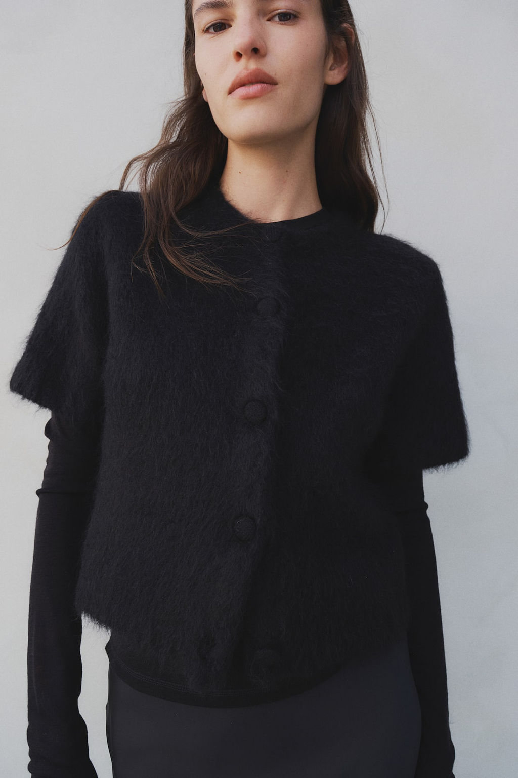 Mohair-blend cardigan - H&m фото 3
