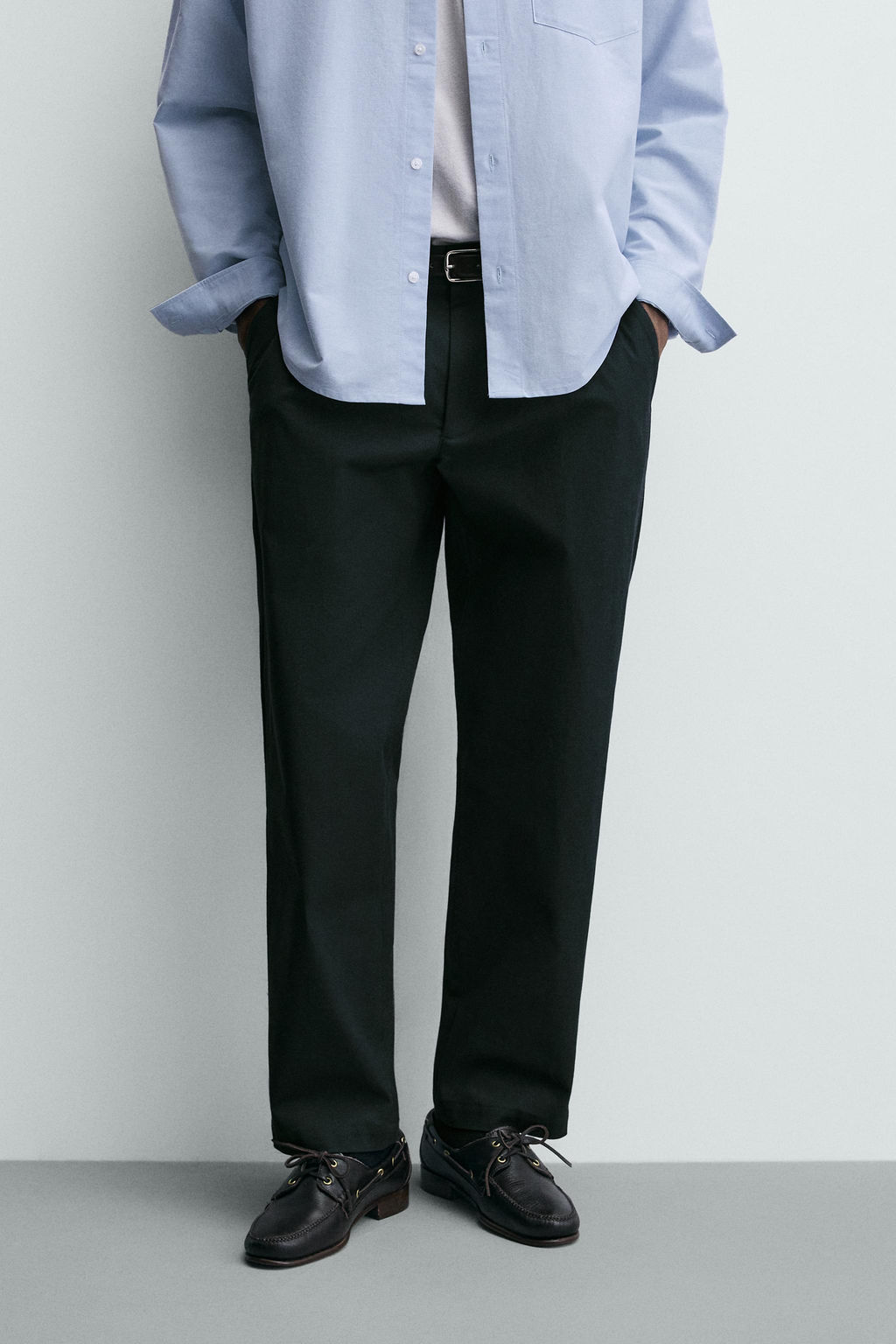 PLEATED TEXTURED TROUSERS - Zara фото 19