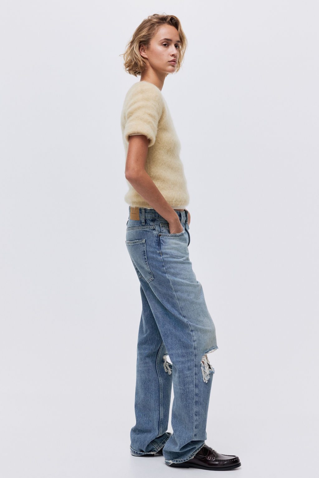 Straight High Jeans - H&m фото 8