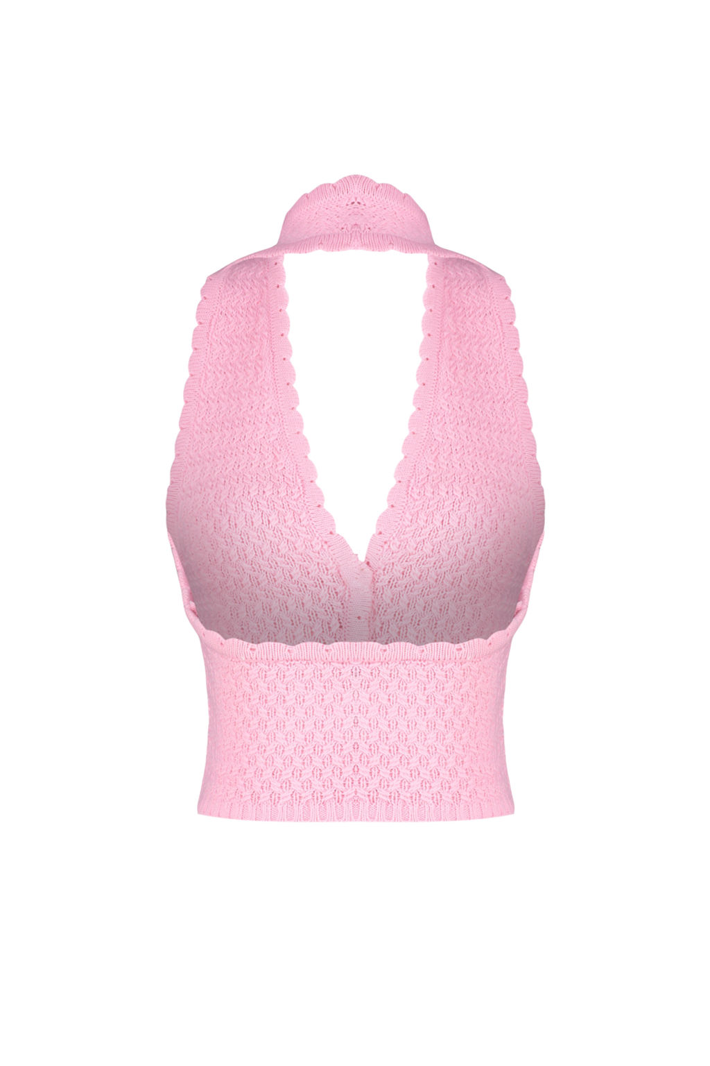 Limited Edition Pembe Dugme Detayl? Triko Bluz TWOSS24BZ00329 - Trendyolmilla фото 9