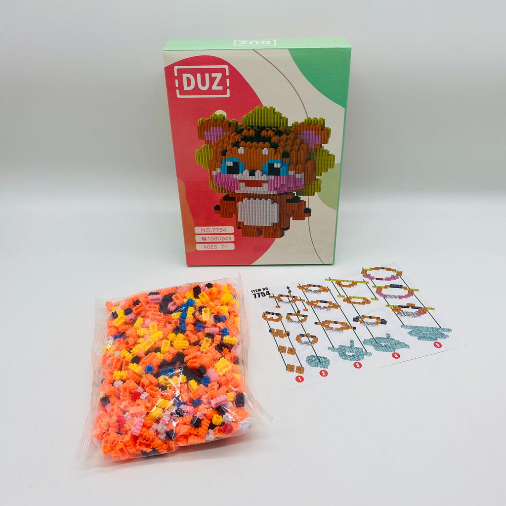 Конструктор DUZ из миниблоков Тигр 1580 дет. (арт. 7754) - Storyland фото 3