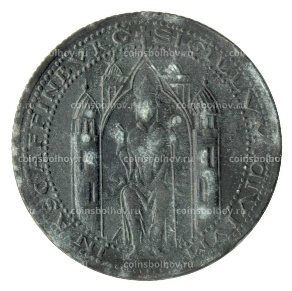 Монета 10 пфеннигов 1917 года Германия  Нотгельд (Ашаффенбург)