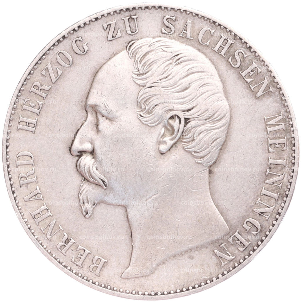 1 союзный талер 1866 года Саксен-Мейнинген