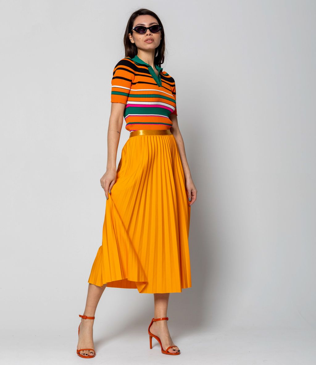 Юбка #КТ601 (4), оранжевый - Dommod фото 2