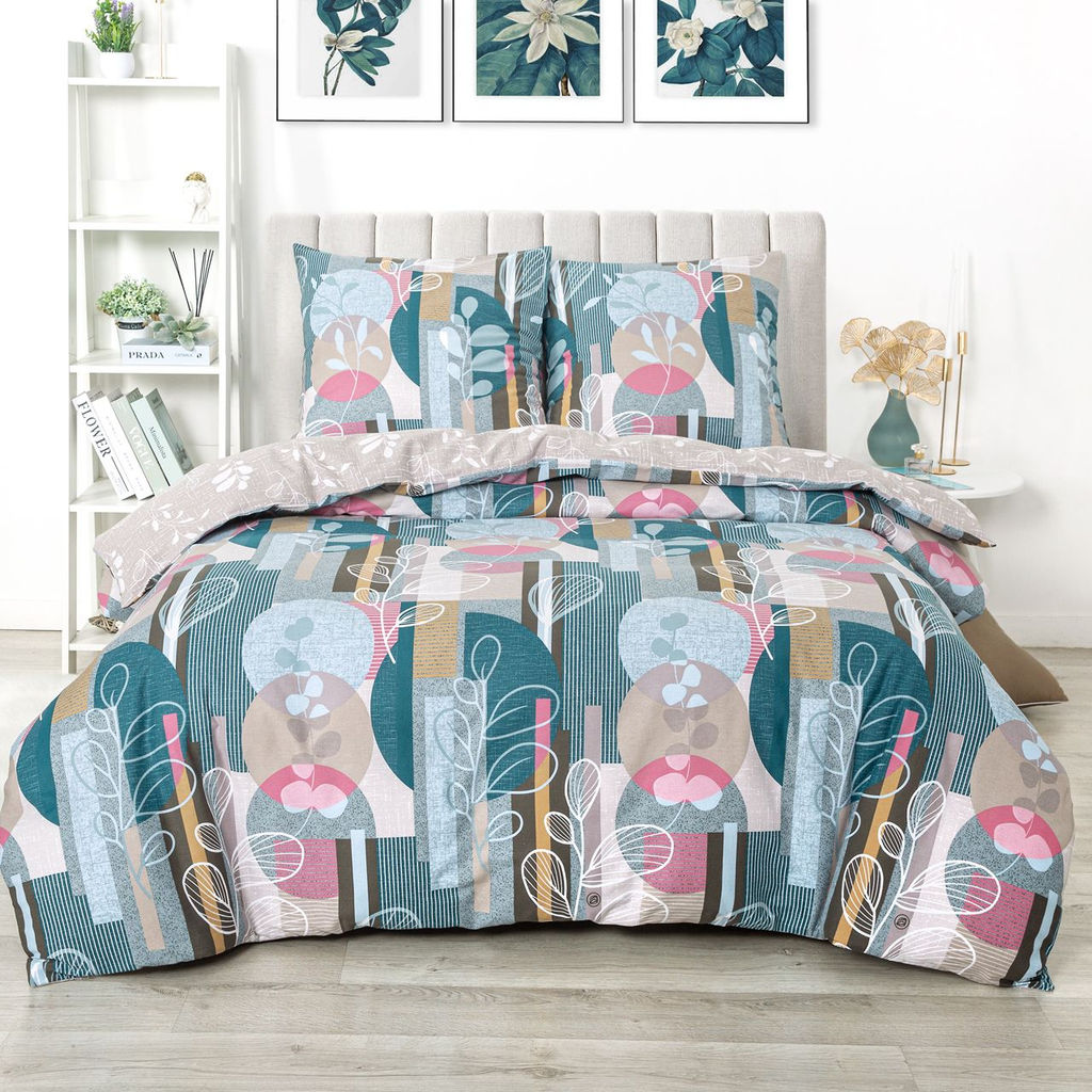 Постельное белье Ирвинг (поплин DE LUXE) Семейный/Пододеяльник: 2 шт. - 215*145; Простыня: 1 шт. - 215*240; Наволочка: 2 шт. - 70*70; DE LUXE