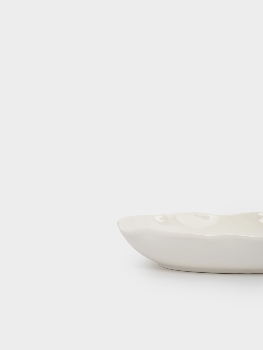 Тарелка суповая, 22х4 см, 600 мл, фарфор P, белая, Волнистый край, White ocean - Anna lafarg фото 6