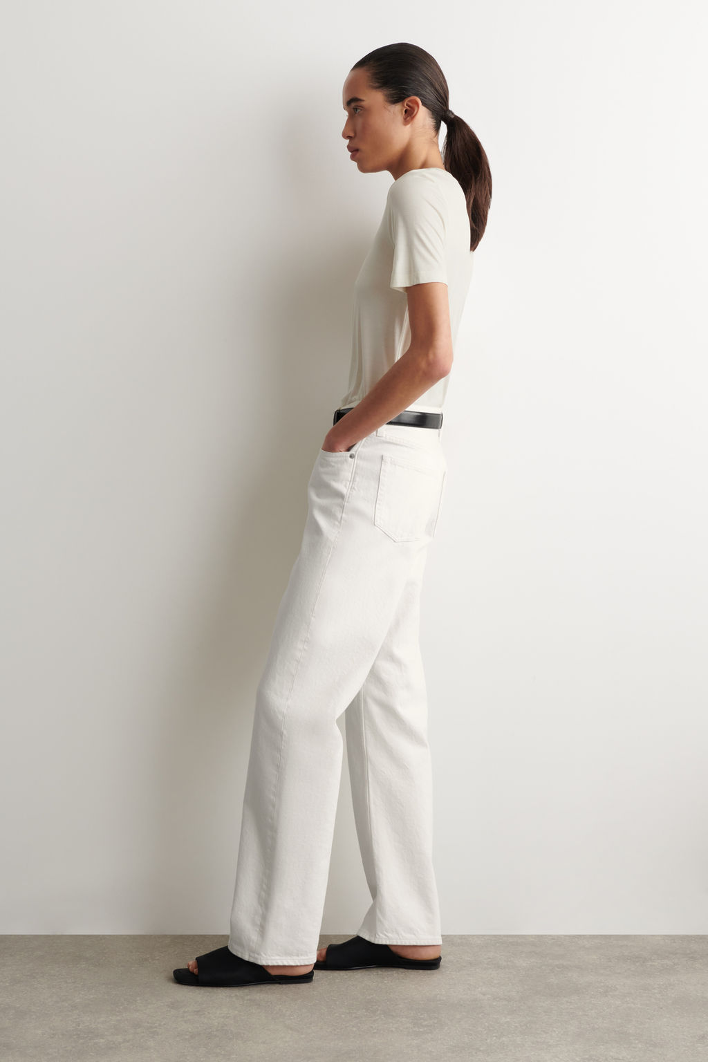 CAMISETA DE SEDA SLIM FIT - H&m фото 8