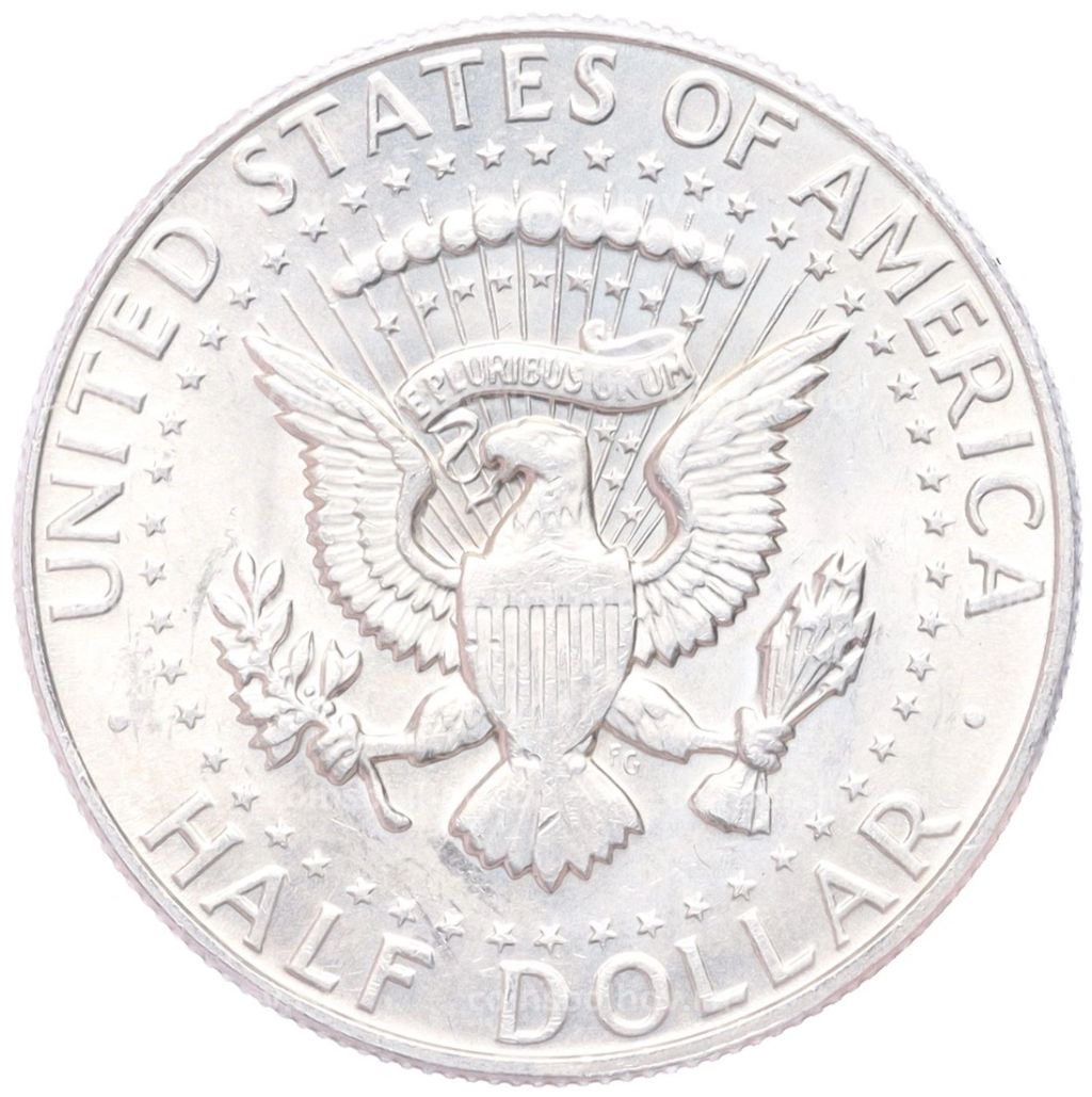 1/2 доллара (50 центов) 1968 года D США