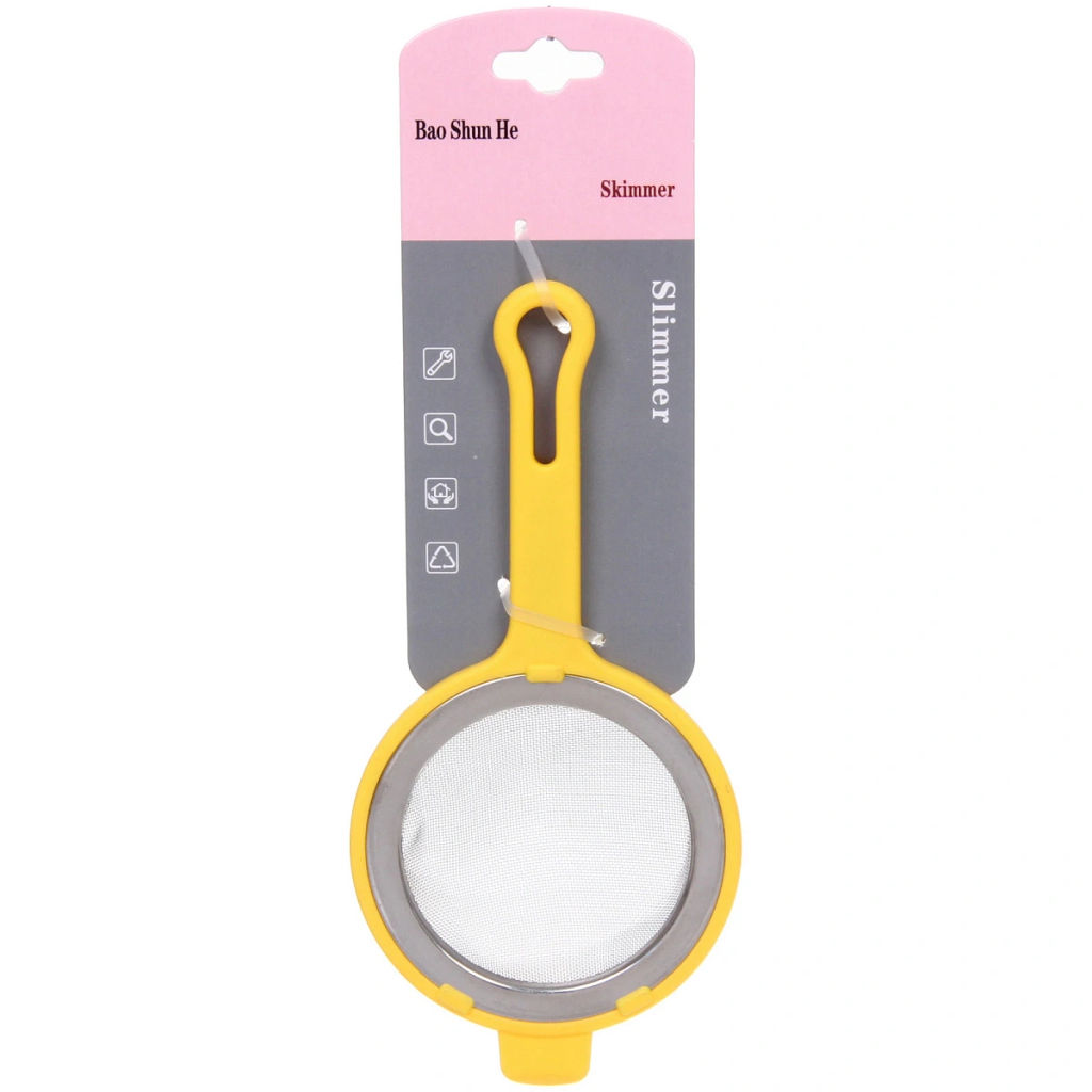 Цена за 5 шт. Сито металлическое в пластиковой оправе 8*16см