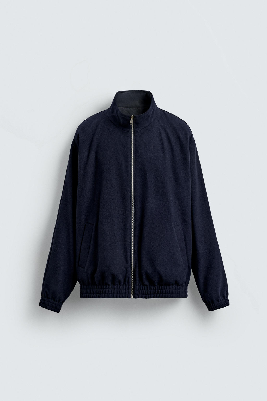 REVERSIBLE WOOL - CASHMERE BOMBER JACKET - Zara фото 9