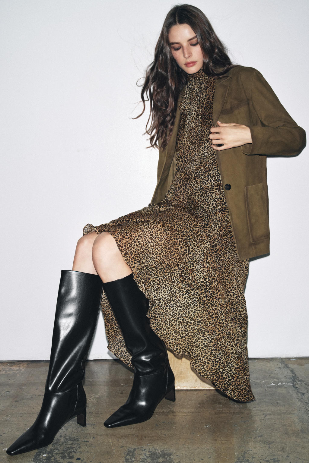 KITTEN HEEL BOOTS - Zara фото 8