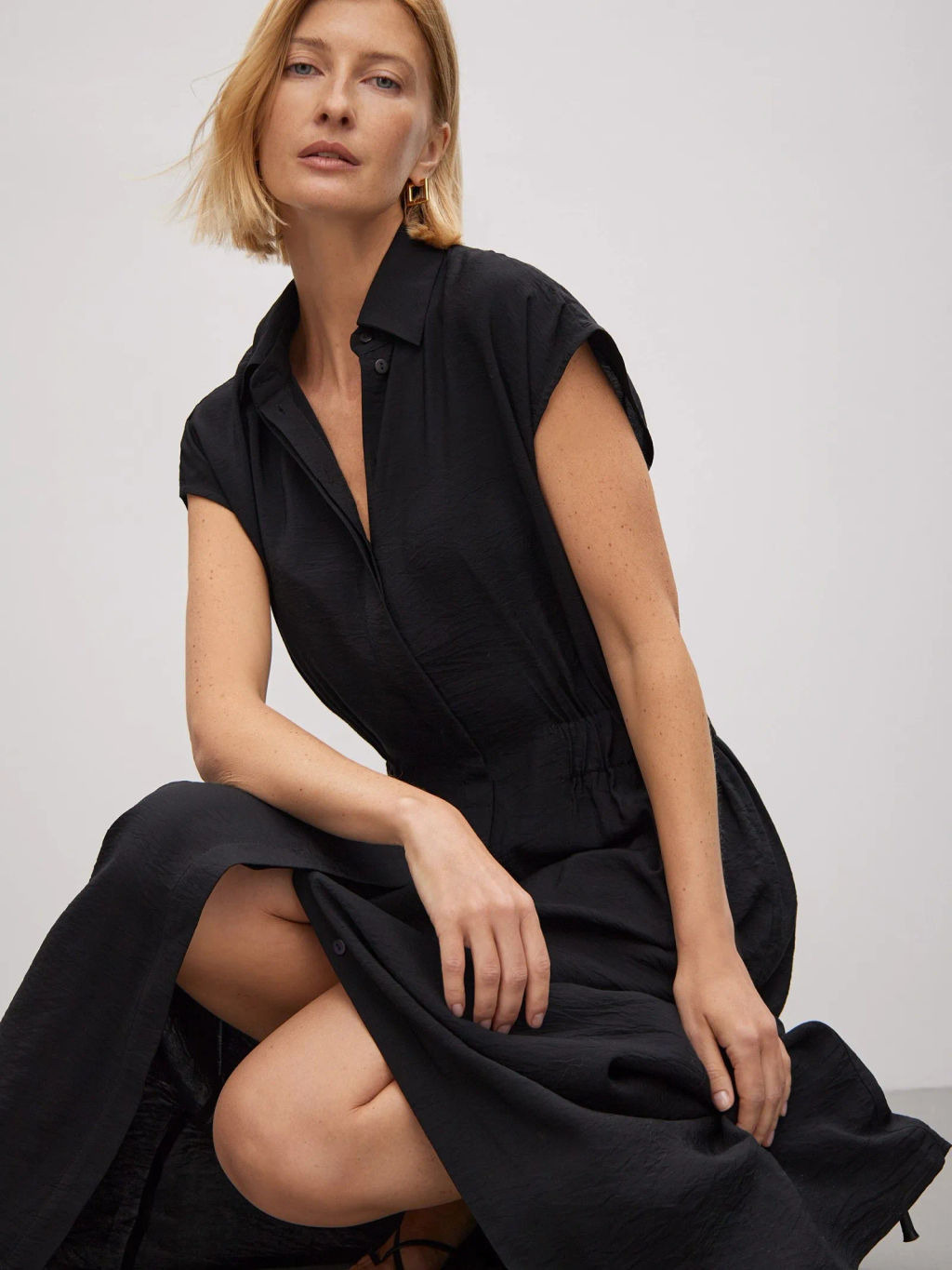 Платье приталенного кроя - Emka фото 4