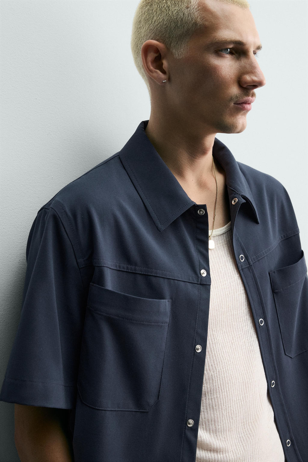 CAMISA T?CNICA RELAXED FIT / Azul - Zara фото 6