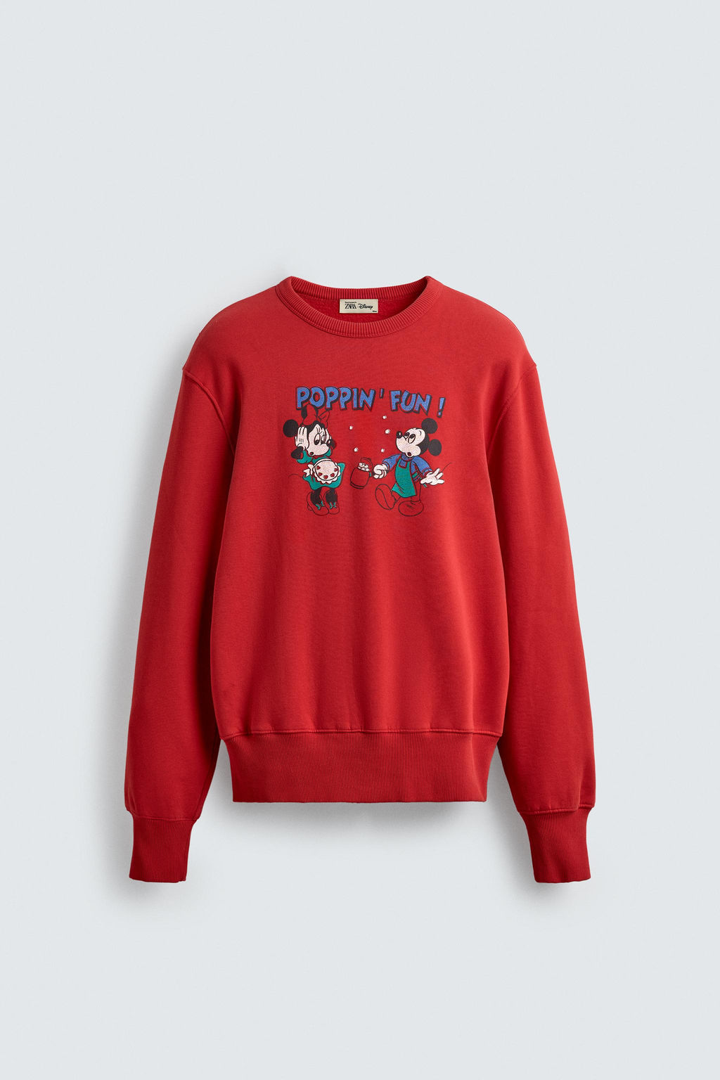 MINNIE + MICKEY SWEATSHIRT HARRY LAMBERT FOR ZARA X DISNEY  фото 8