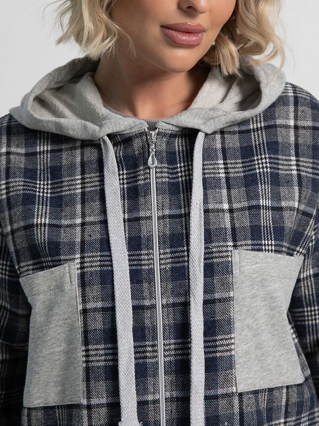 Рубашка Больше чем стиль НЬЮ (синяя) Б15126-50М - Lt collection фото 7