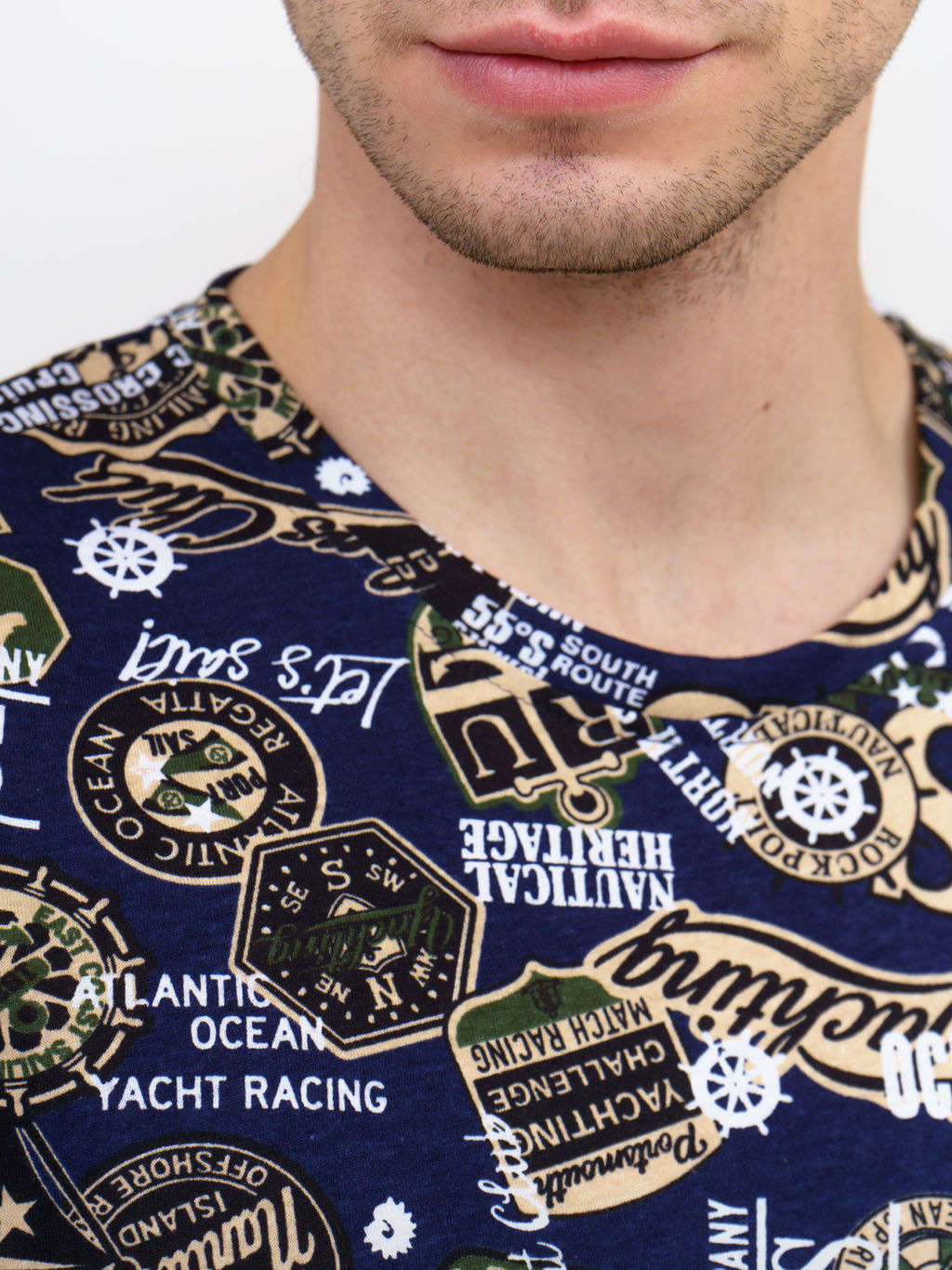 М49 Футболка "Синий/Хаки"